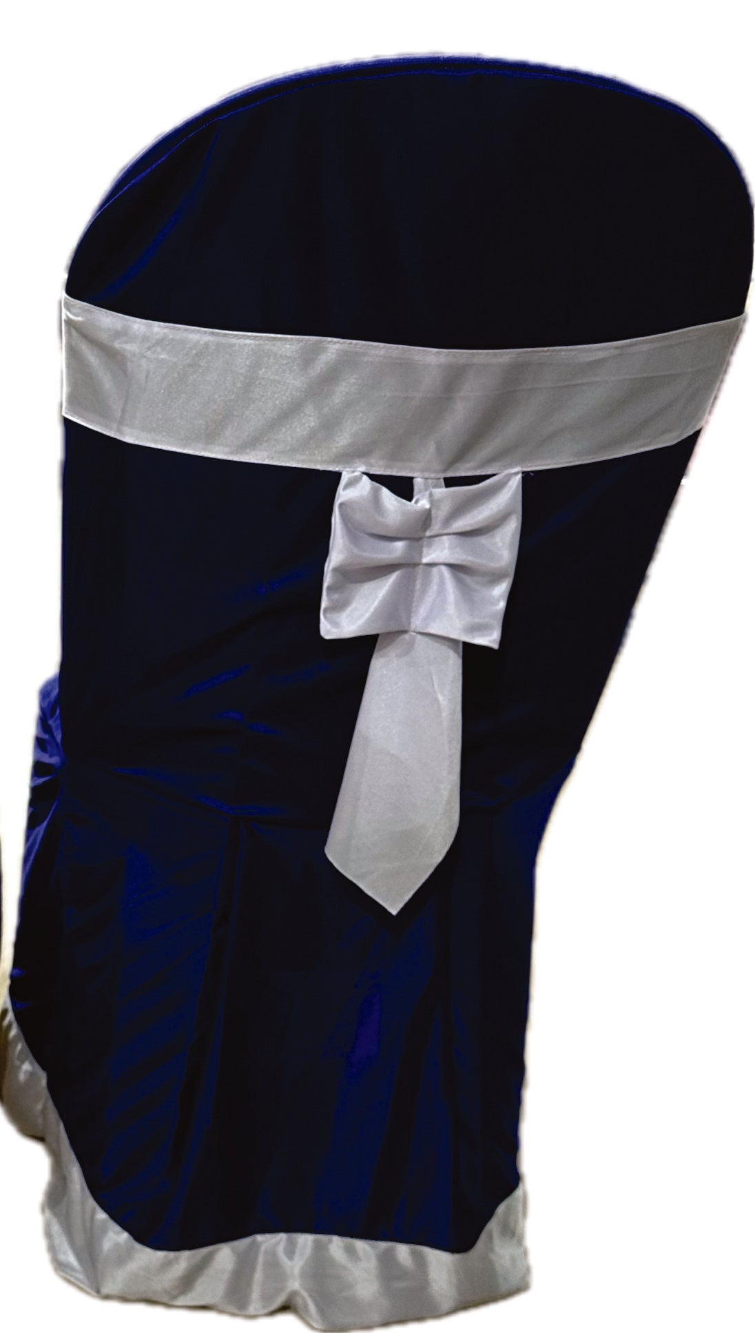 Chair Cover Armless Plastic Chair with Bow Fixed Code CCPB-02