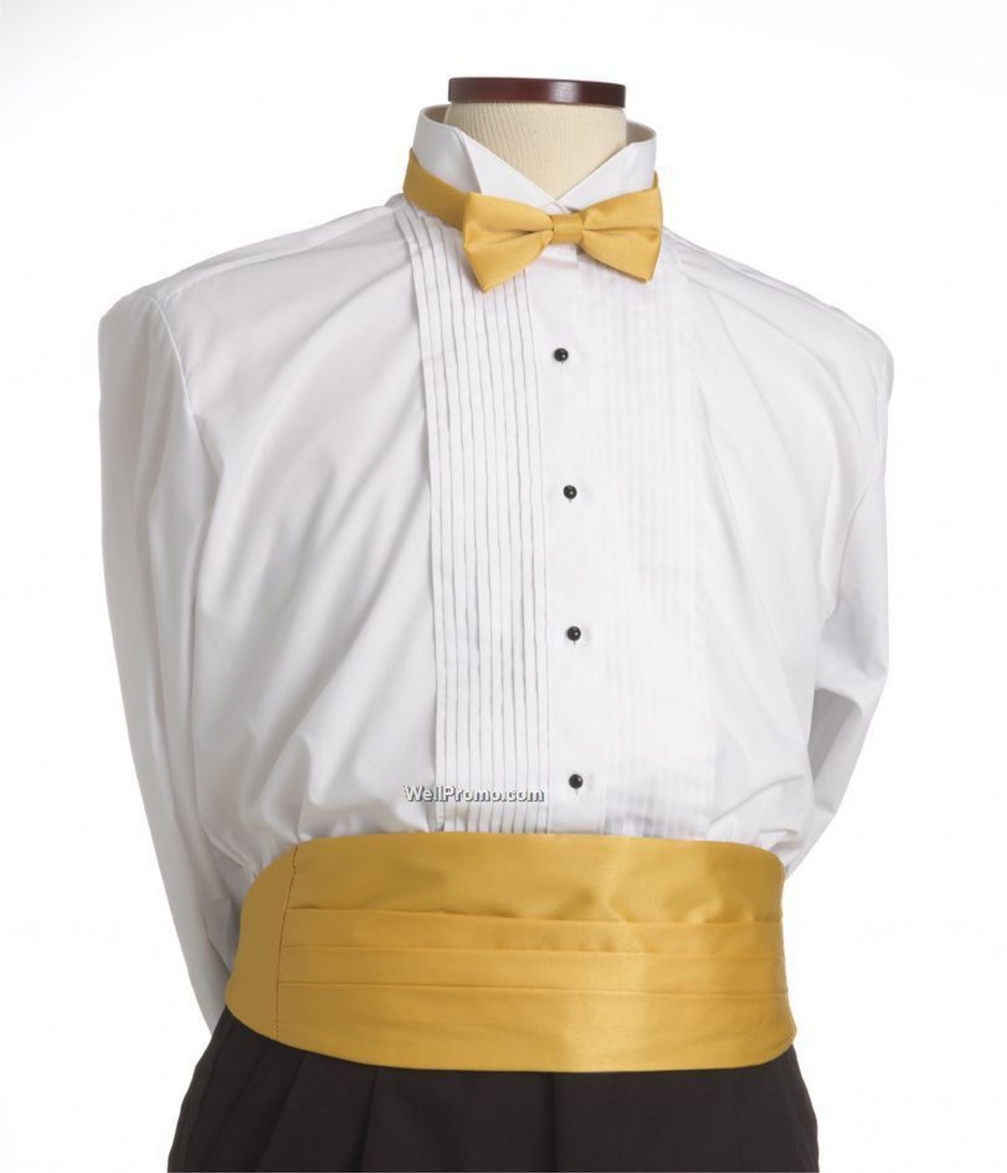 Cummerbund and Bow Tie Heavy Poly Silk Fabric CB-04
