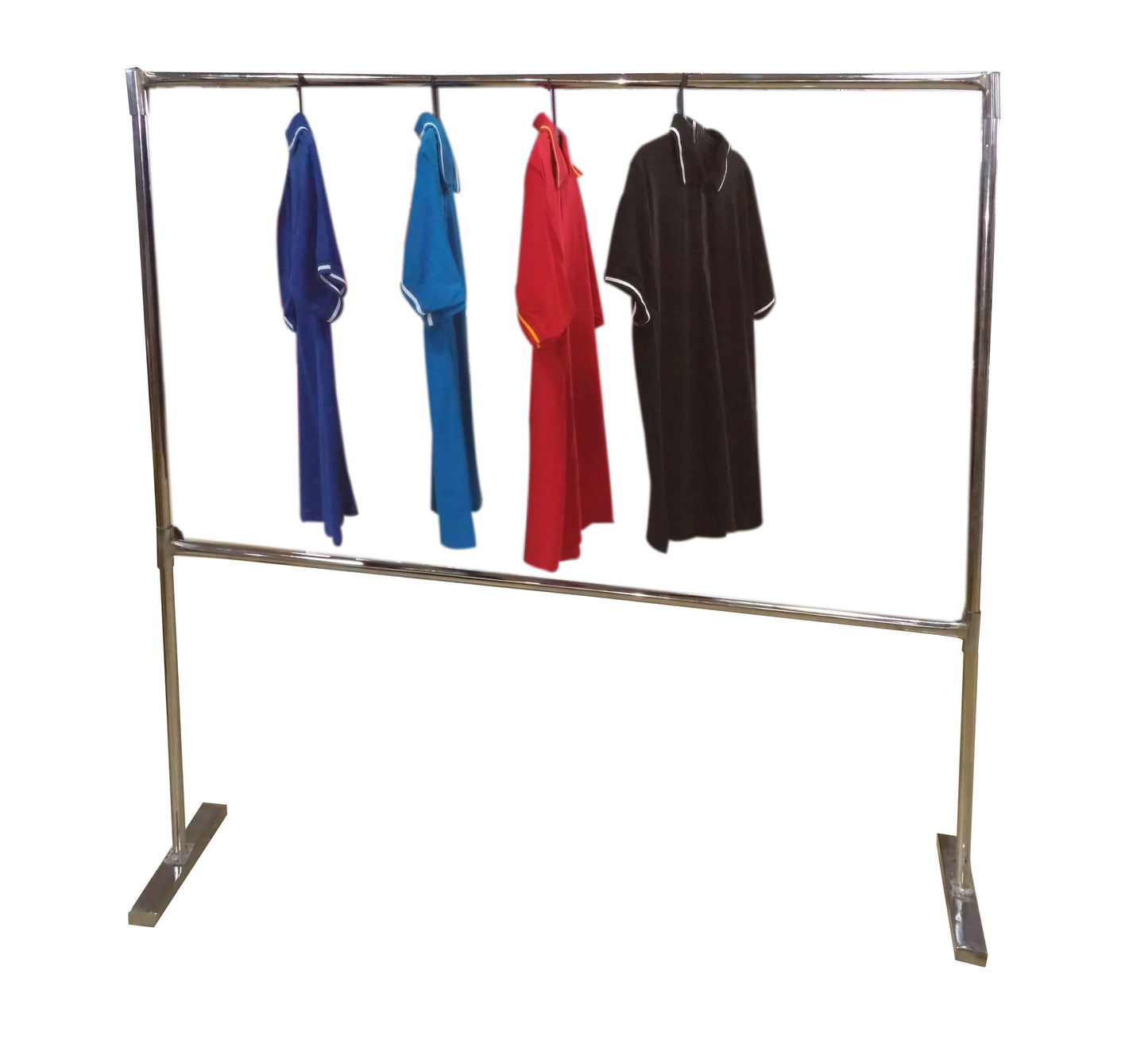 Cloth Rack Double Bar Heavy Duty Chrome Coated CT-06