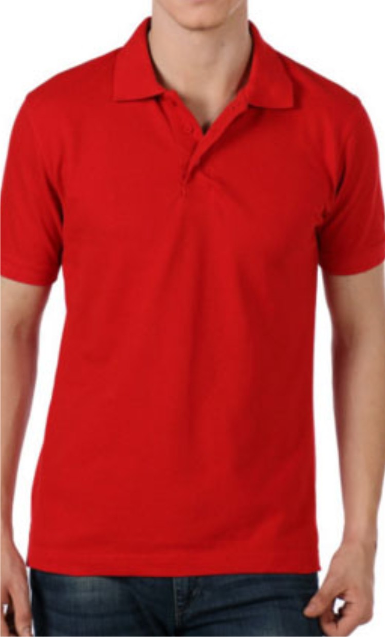 TSHIRT BLENDED COTTON PREMIUM QUALITY Red