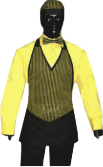 V-NECK SERVICE APRON WITH BOW TIE & BANDANA CAP. PRICE RS. 195.00 FOR V APRON & BOW SET MOQ 2 SET