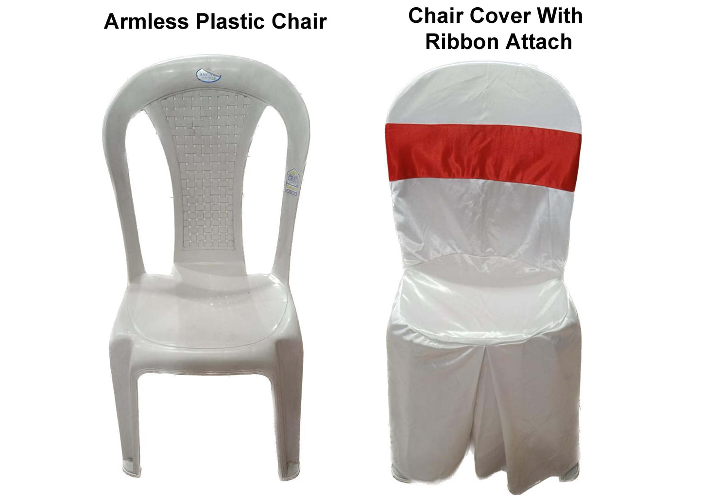 Chair Cover For Plastic Armless Chair CC-104
