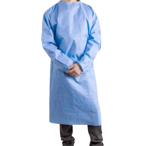 Disposable Gown 70 GSM Sitra Approved Fabric SSG-02