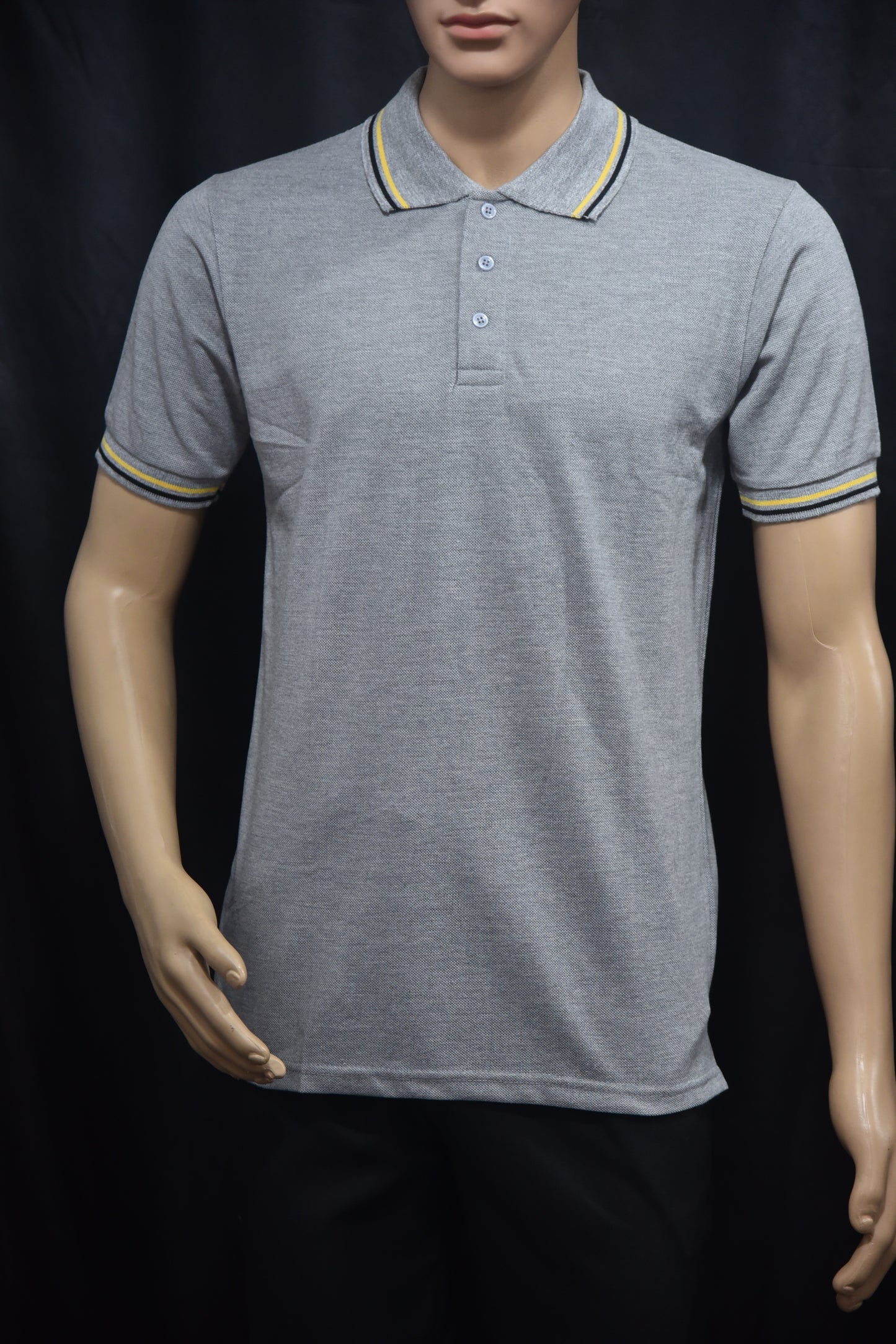 Premium Mélange T-Shirts with Tipping – 230 GSM Code - TST-18 TSHIRT Rs  220