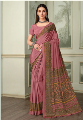 Saree Sari Luxury  Premium American Crape Georgette Design - 37501-A (Copy)