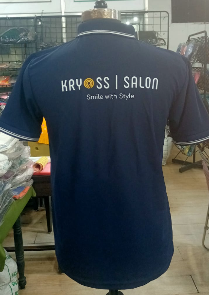 T-SHIRT SAP MATTY NAVY BLUE WITH TWO WHITE TIPPING STYLE NO SMTD-04 PRICE RS 199 Per Piece