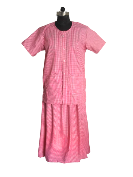 Patient Female Hospital Dress Loose Fitting MPU-51