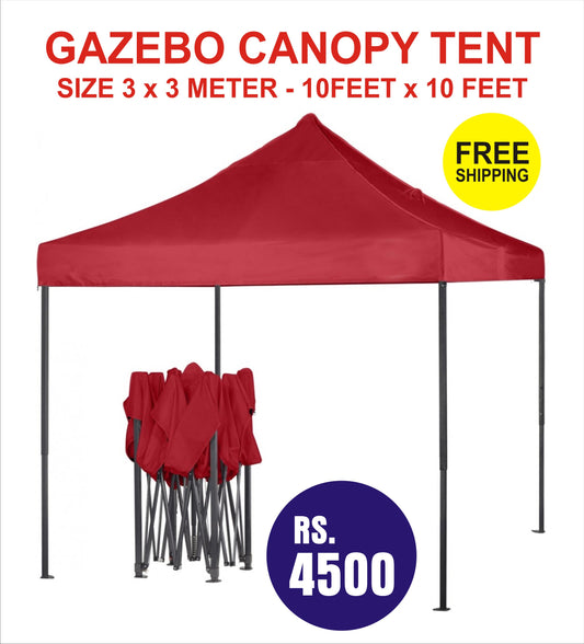 Gazebo Canopy Tent Blue Color GT-03 SIZE 3 METER X 3 METER RS 4000