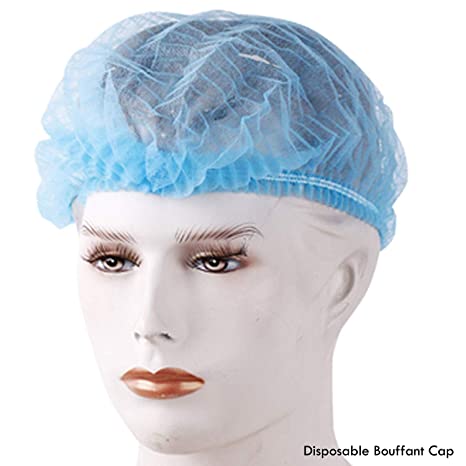 Disposable Bouffant Cap DFC-01 Bulk ! Carton of 8000 piece. RS 00.50 per piece. RS 4000