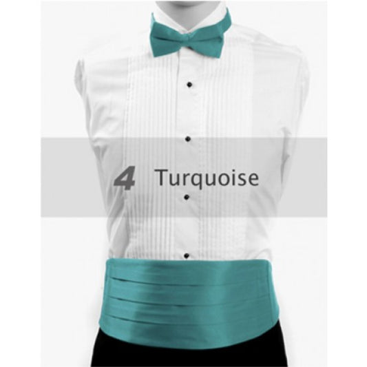 Cummerbund and Bow Tie Heavy Poly Silk Fabric CB-03