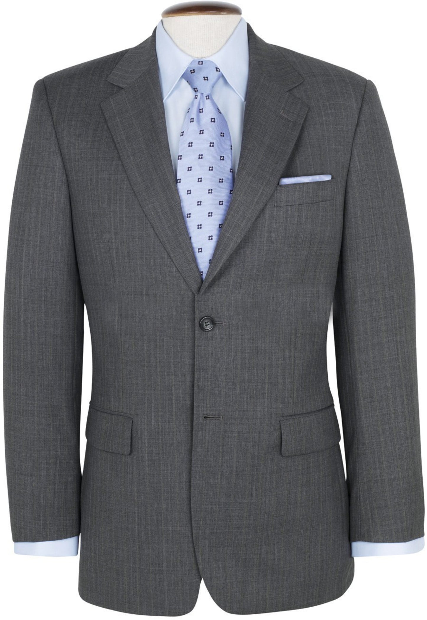 Blazer Grey Twill Weave | Two Button Single Brest Blazer