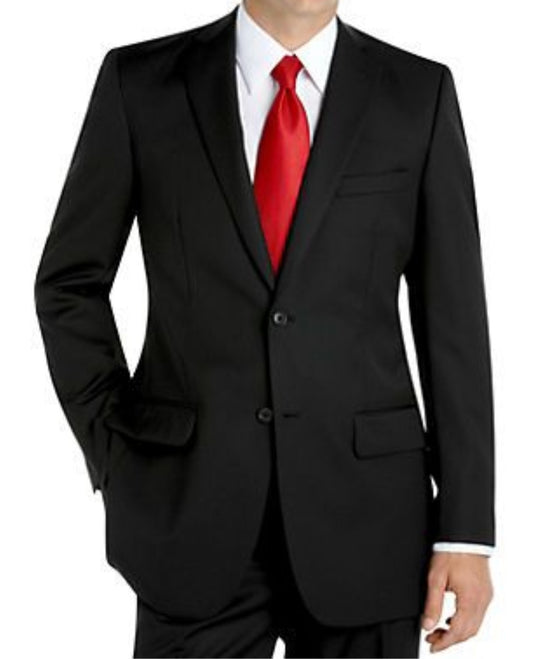 Suit Black Complete Two Button Blazer, Trouser, Shirt & Neck Tie. PRICE RS 1899 PER PIECE. MOQ 1