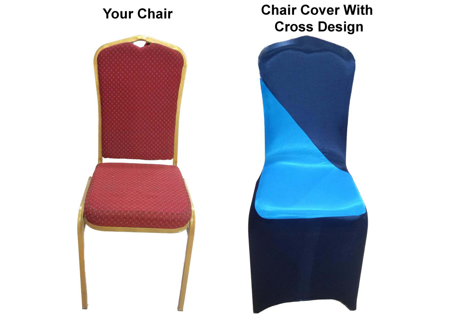 Chair Cover Made from Heavy 260 GSM 2 Way Lycra CC-103